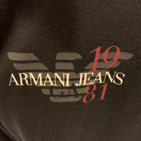 Large Armani Jeans AJ jacket black - Picture 4 of 6